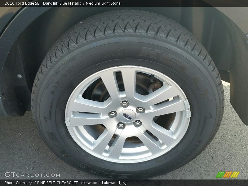 Dark Ink Blue Metallic / Medium Light Stone 2010 Ford Edge SE
