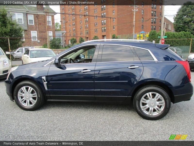 Imperial Blue / Shale/Brownstone 2010 Cadillac SRX 4 V6 AWD