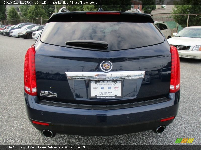 Imperial Blue / Shale/Brownstone 2010 Cadillac SRX 4 V6 AWD