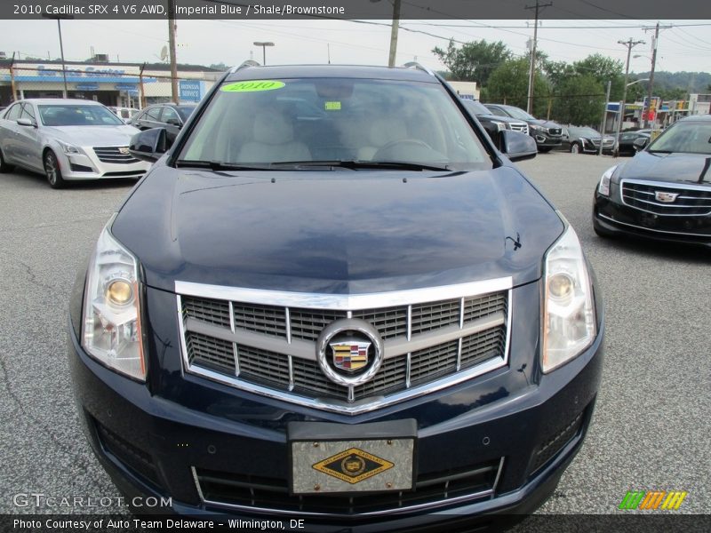 Imperial Blue / Shale/Brownstone 2010 Cadillac SRX 4 V6 AWD