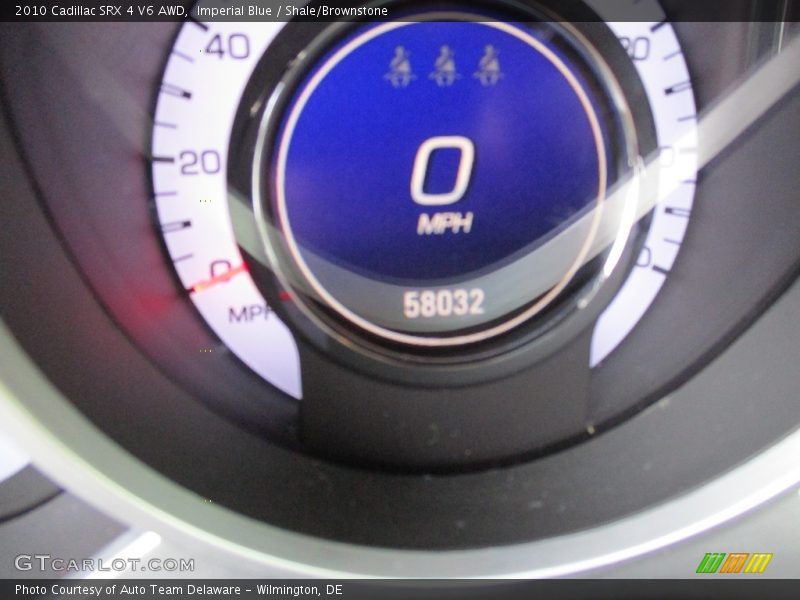 Imperial Blue / Shale/Brownstone 2010 Cadillac SRX 4 V6 AWD