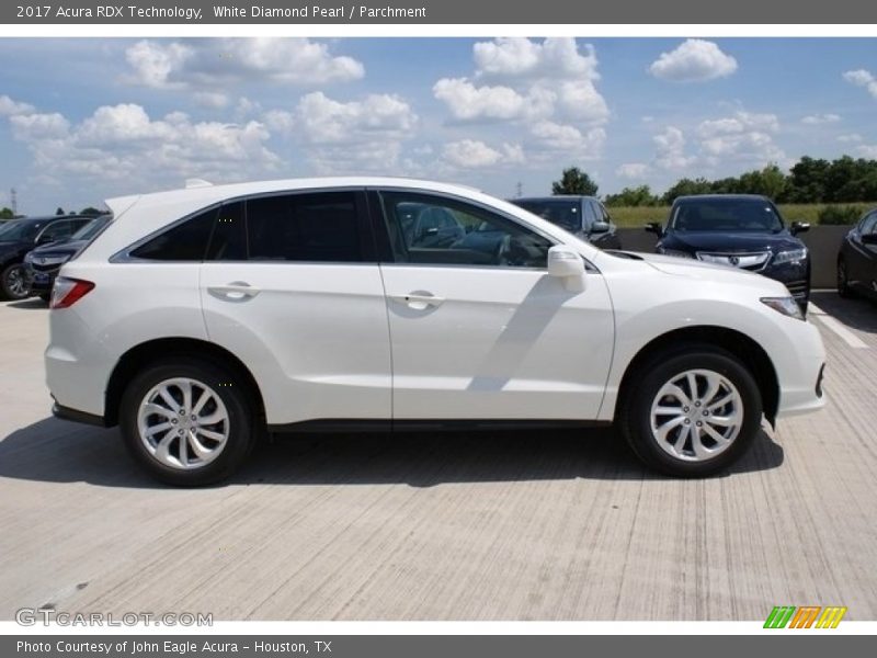 White Diamond Pearl / Parchment 2017 Acura RDX Technology