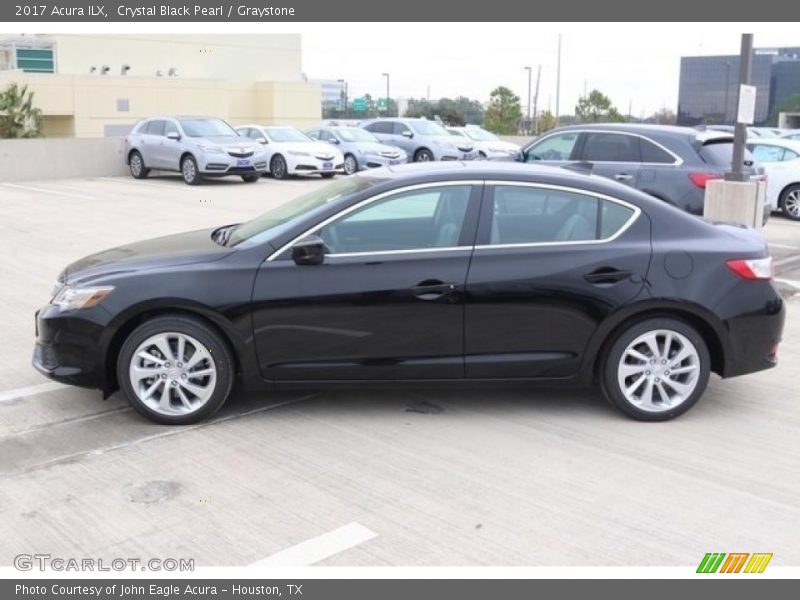 Crystal Black Pearl / Graystone 2017 Acura ILX