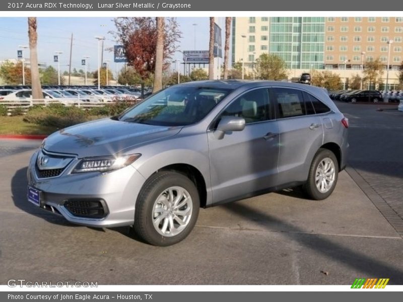 Lunar Silver Metallic / Graystone 2017 Acura RDX Technology