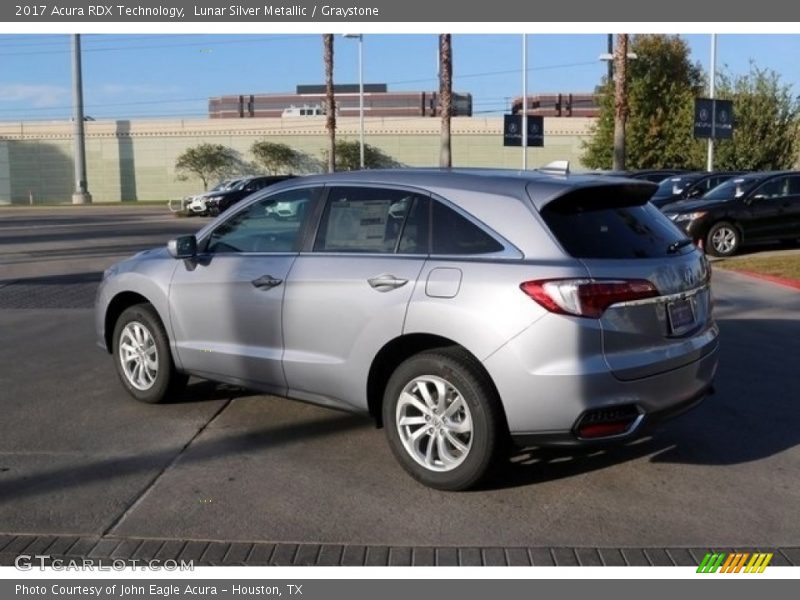 Lunar Silver Metallic / Graystone 2017 Acura RDX Technology