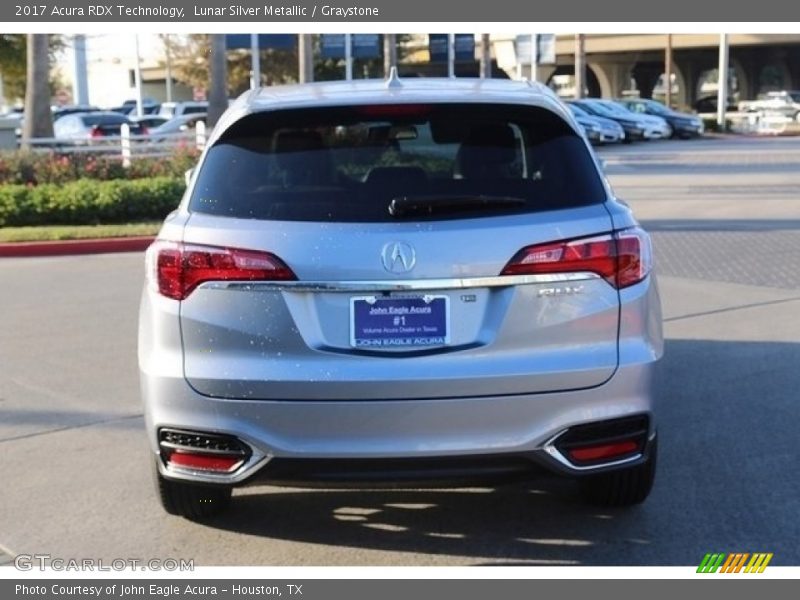 Lunar Silver Metallic / Graystone 2017 Acura RDX Technology