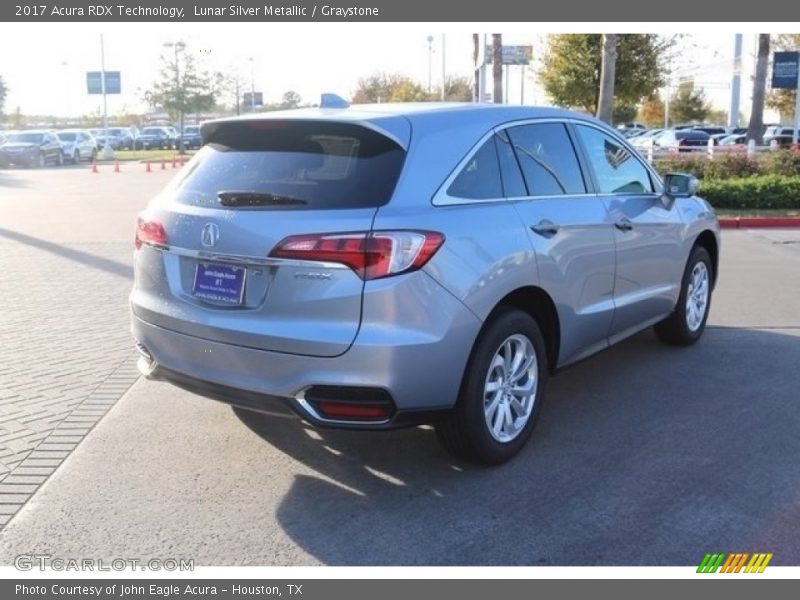 Lunar Silver Metallic / Graystone 2017 Acura RDX Technology