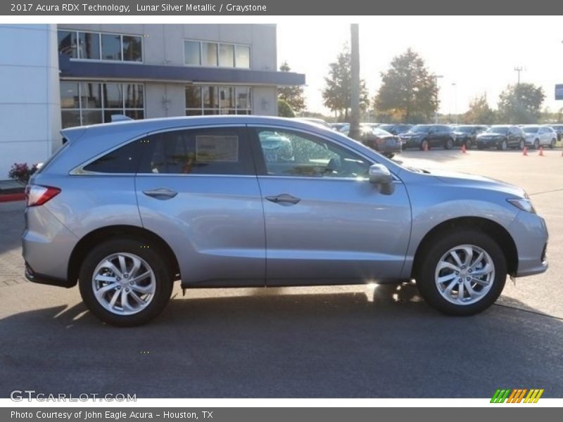 Lunar Silver Metallic / Graystone 2017 Acura RDX Technology