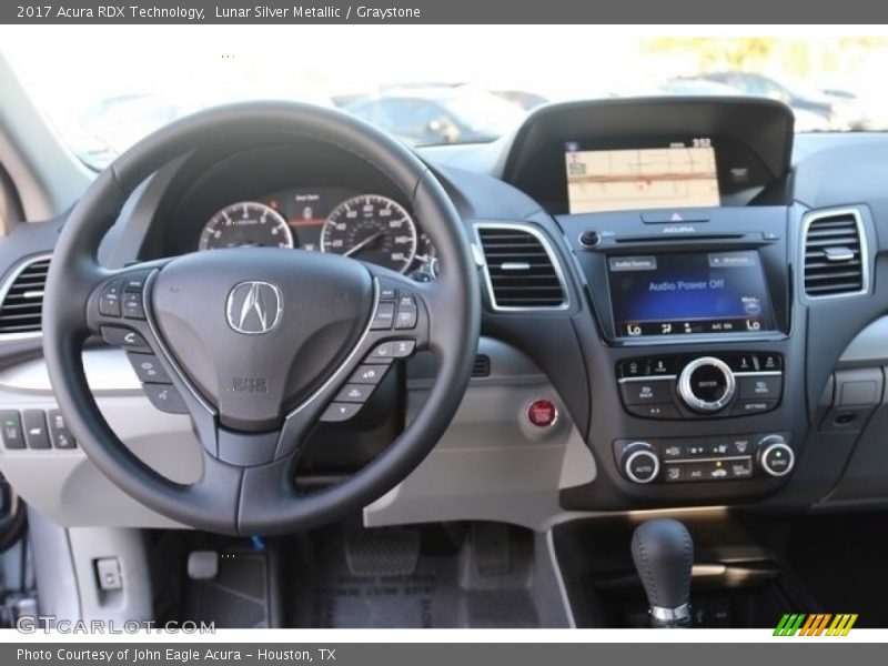 Lunar Silver Metallic / Graystone 2017 Acura RDX Technology