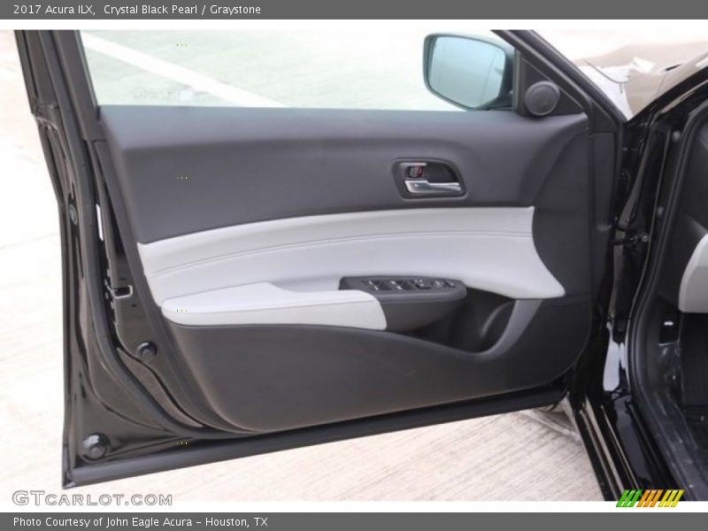 Crystal Black Pearl / Graystone 2017 Acura ILX