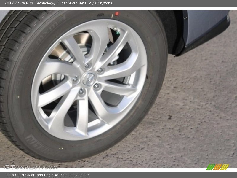 Lunar Silver Metallic / Graystone 2017 Acura RDX Technology