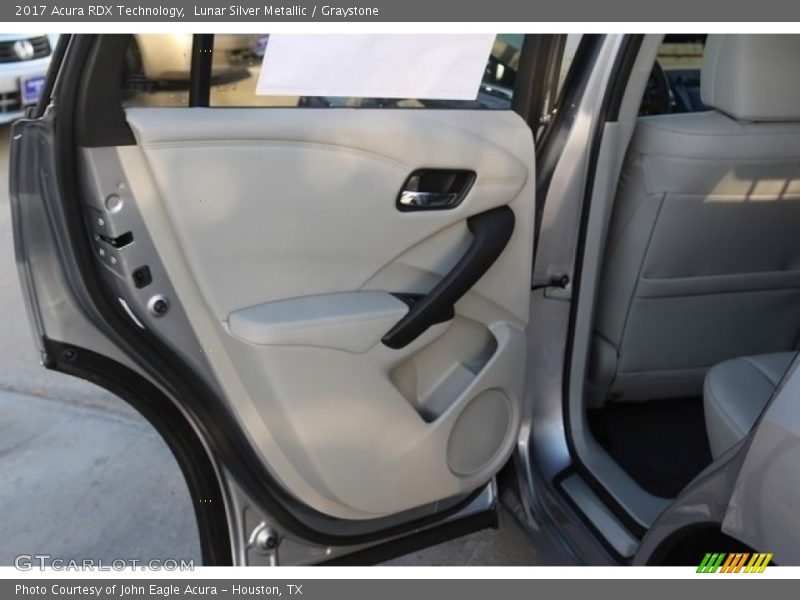 Lunar Silver Metallic / Graystone 2017 Acura RDX Technology