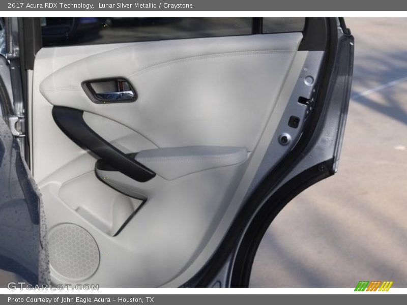 Lunar Silver Metallic / Graystone 2017 Acura RDX Technology