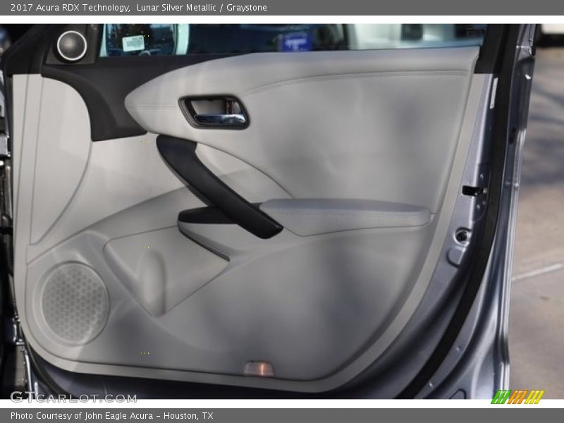 Lunar Silver Metallic / Graystone 2017 Acura RDX Technology
