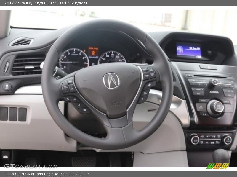 Crystal Black Pearl / Graystone 2017 Acura ILX