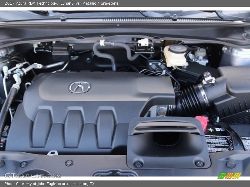 Lunar Silver Metallic / Graystone 2017 Acura RDX Technology