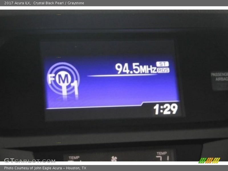 Crystal Black Pearl / Graystone 2017 Acura ILX