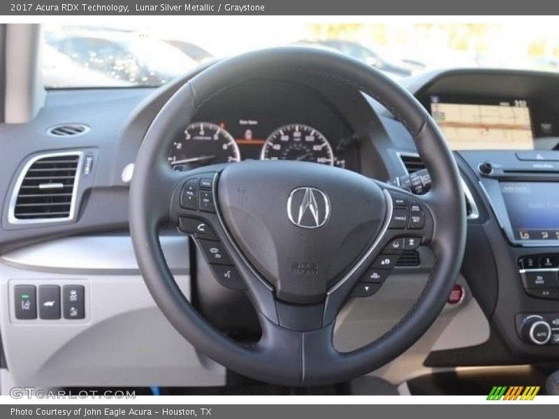 Lunar Silver Metallic / Graystone 2017 Acura RDX Technology