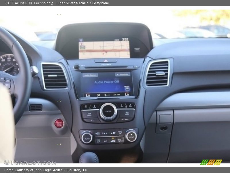 Lunar Silver Metallic / Graystone 2017 Acura RDX Technology