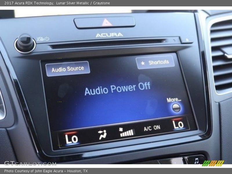 Lunar Silver Metallic / Graystone 2017 Acura RDX Technology