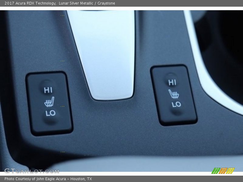 Lunar Silver Metallic / Graystone 2017 Acura RDX Technology