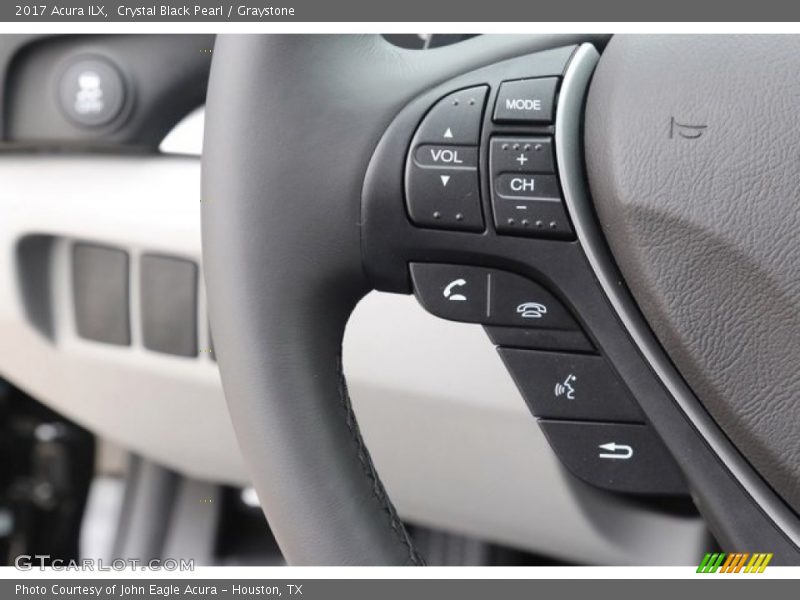 Crystal Black Pearl / Graystone 2017 Acura ILX