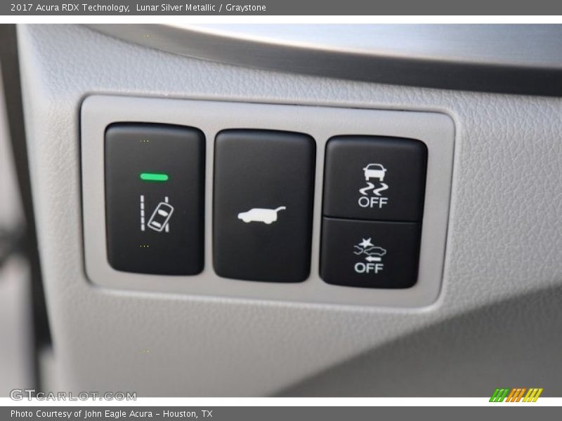 Lunar Silver Metallic / Graystone 2017 Acura RDX Technology