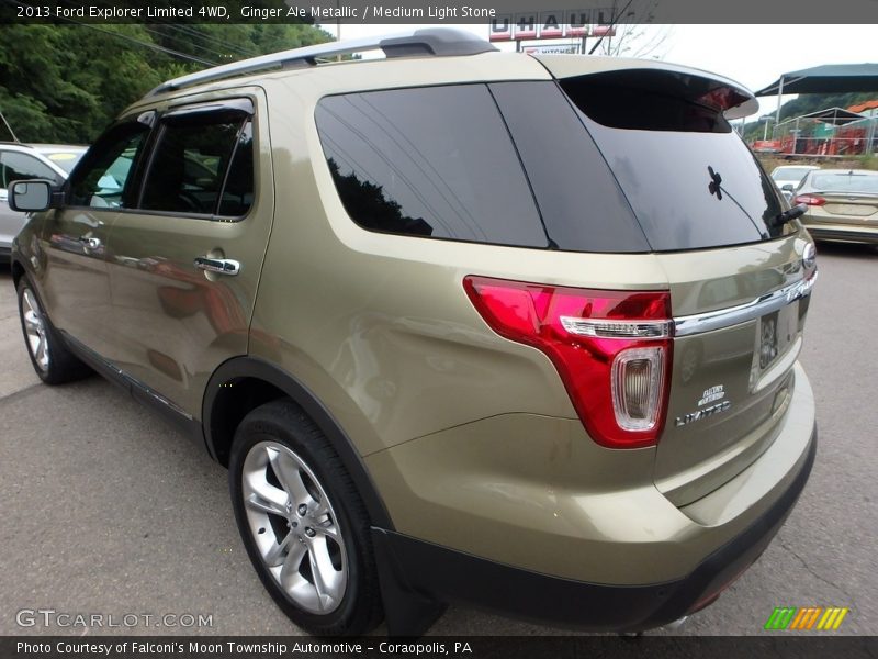 Ginger Ale Metallic / Medium Light Stone 2013 Ford Explorer Limited 4WD