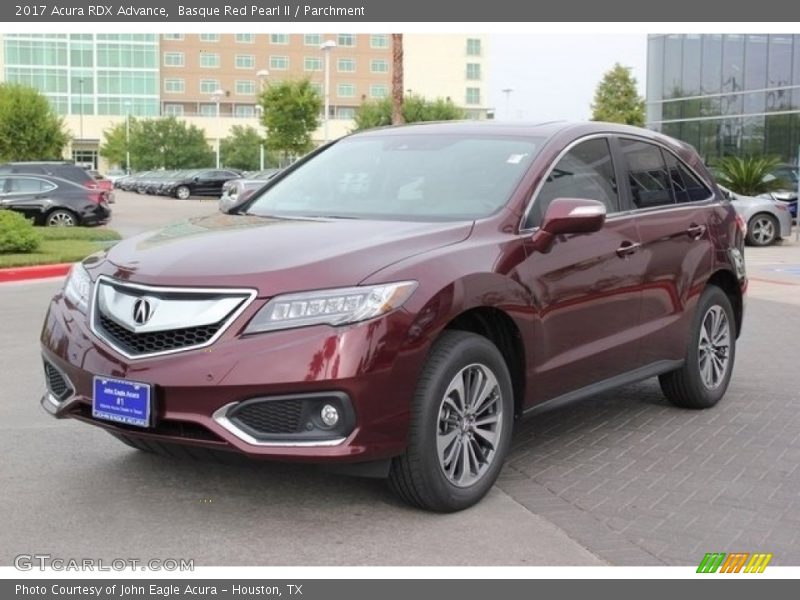 Basque Red Pearl II / Parchment 2017 Acura RDX Advance