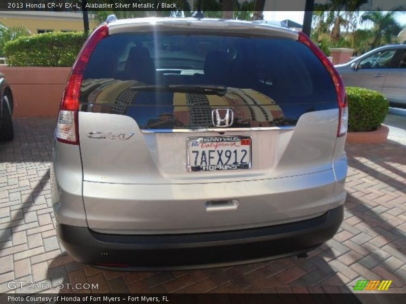 Alabaster Silver Metallic / Black 2013 Honda CR-V EX-L