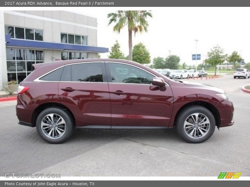 Basque Red Pearl II / Parchment 2017 Acura RDX Advance