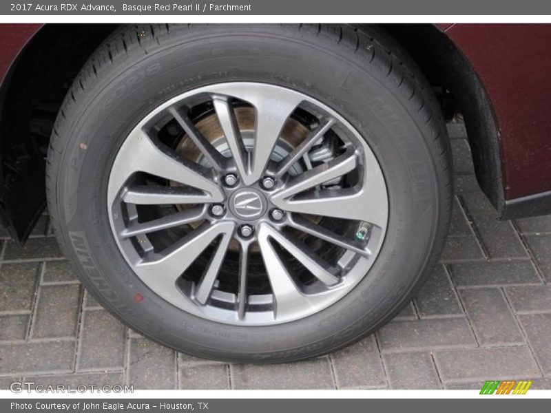 Basque Red Pearl II / Parchment 2017 Acura RDX Advance