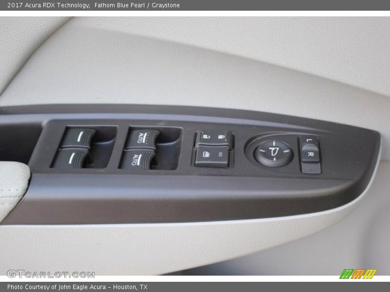 Fathom Blue Pearl / Graystone 2017 Acura RDX Technology