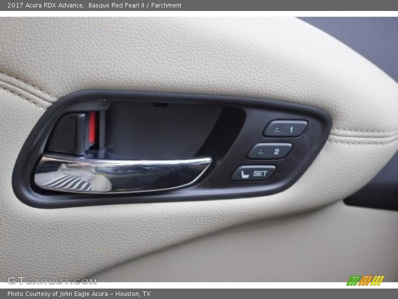 Basque Red Pearl II / Parchment 2017 Acura RDX Advance