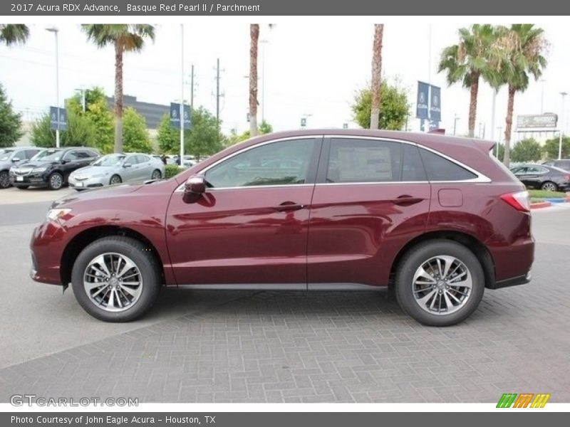Basque Red Pearl II / Parchment 2017 Acura RDX Advance
