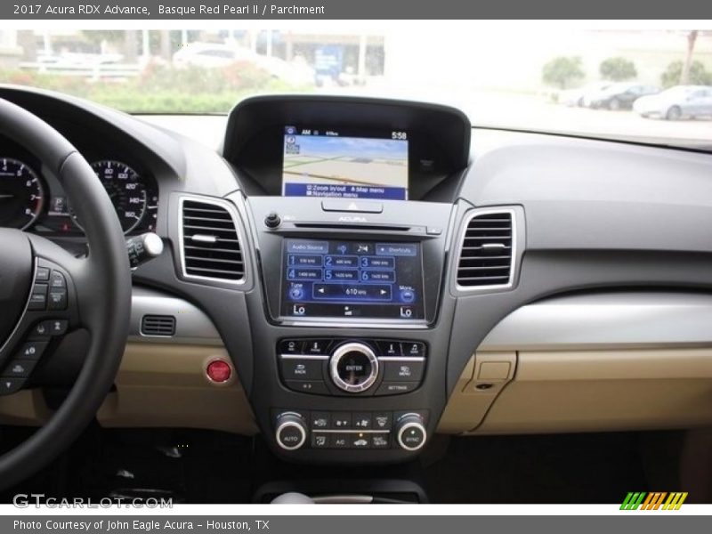 Basque Red Pearl II / Parchment 2017 Acura RDX Advance