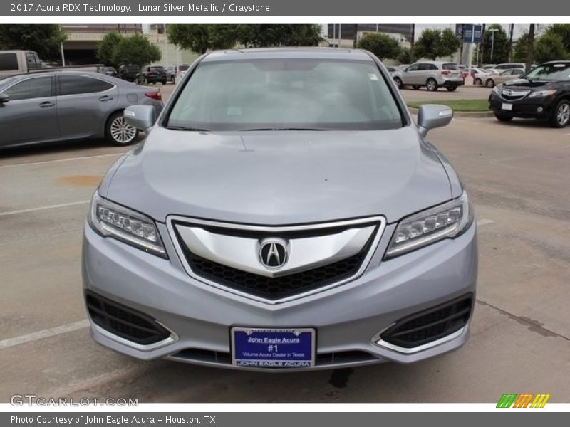 Lunar Silver Metallic / Graystone 2017 Acura RDX Technology
