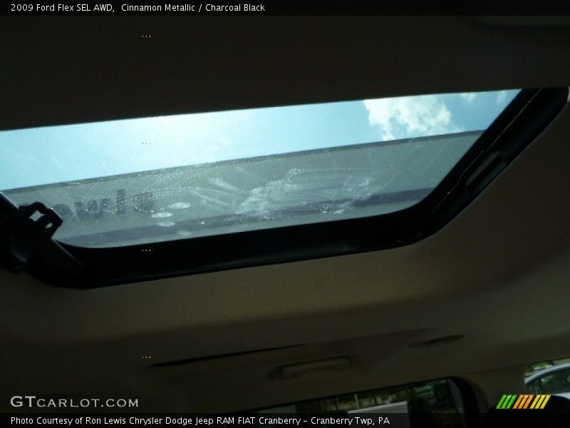 Cinnamon Metallic / Charcoal Black 2009 Ford Flex SEL AWD