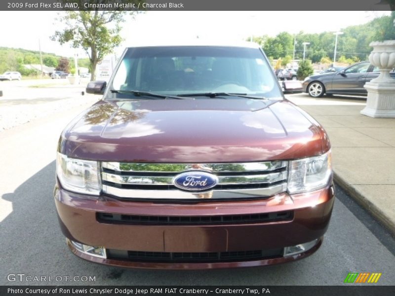 Cinnamon Metallic / Charcoal Black 2009 Ford Flex SEL AWD