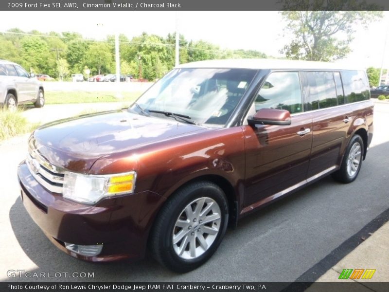 Cinnamon Metallic / Charcoal Black 2009 Ford Flex SEL AWD