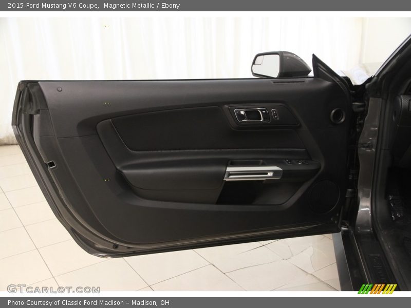 Magnetic Metallic / Ebony 2015 Ford Mustang V6 Coupe