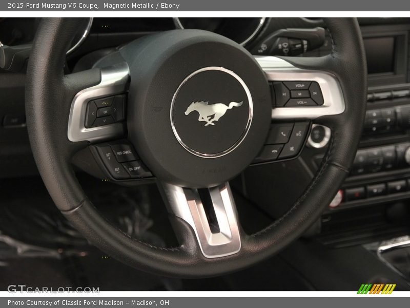 Magnetic Metallic / Ebony 2015 Ford Mustang V6 Coupe