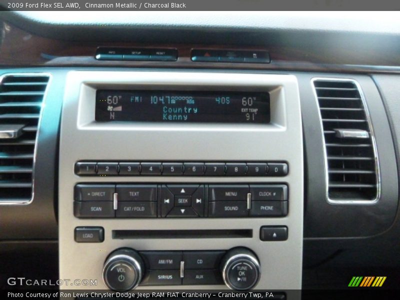 Cinnamon Metallic / Charcoal Black 2009 Ford Flex SEL AWD