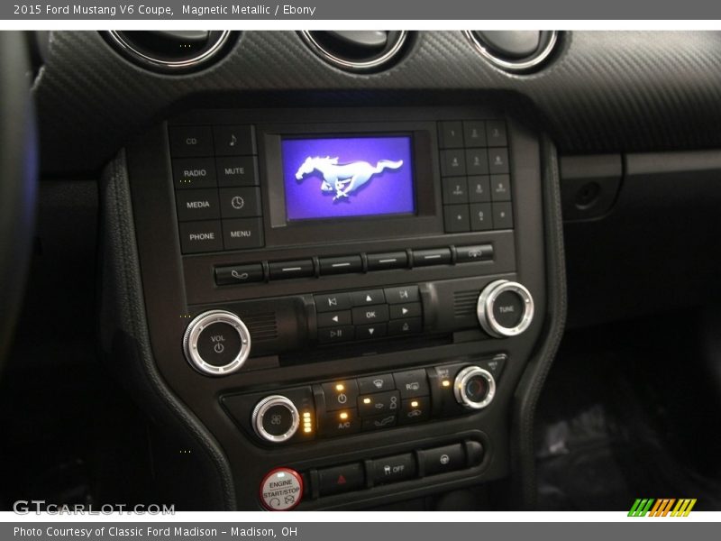 Magnetic Metallic / Ebony 2015 Ford Mustang V6 Coupe