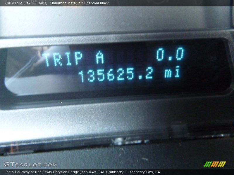 Cinnamon Metallic / Charcoal Black 2009 Ford Flex SEL AWD