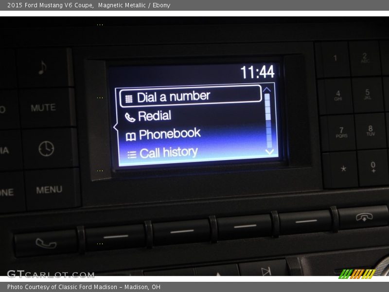 Magnetic Metallic / Ebony 2015 Ford Mustang V6 Coupe