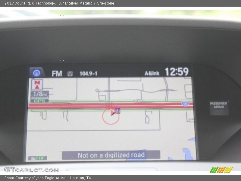 Lunar Silver Metallic / Graystone 2017 Acura RDX Technology