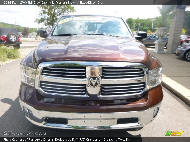 Western Brown / Black/Diesel Gray 2014 Ram 1500 SLT Crew Cab 4x4
