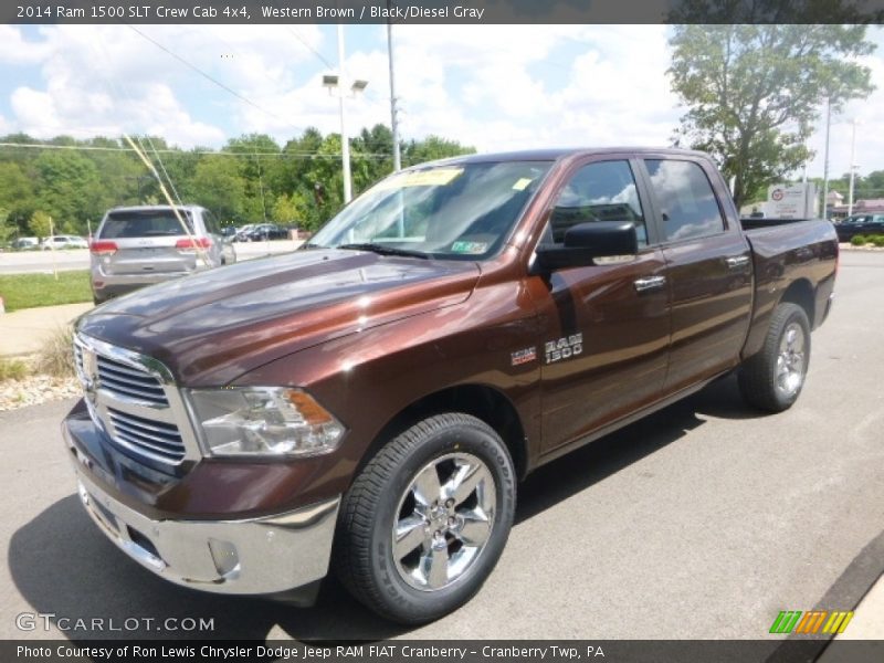 Western Brown / Black/Diesel Gray 2014 Ram 1500 SLT Crew Cab 4x4