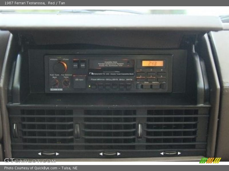 Red / Tan 1987 Ferrari Testarossa